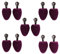 Die Schuhanzieher 5 Paar Set – Schaumstoff Schuhspanner mit Griff – Form universal – Made in Germany – z2480(35-38)