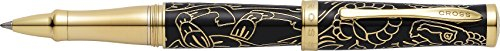 CROSS Special Edition Year of The Goat Lacquer 23 K Gold Rolling Ball Pen - Black