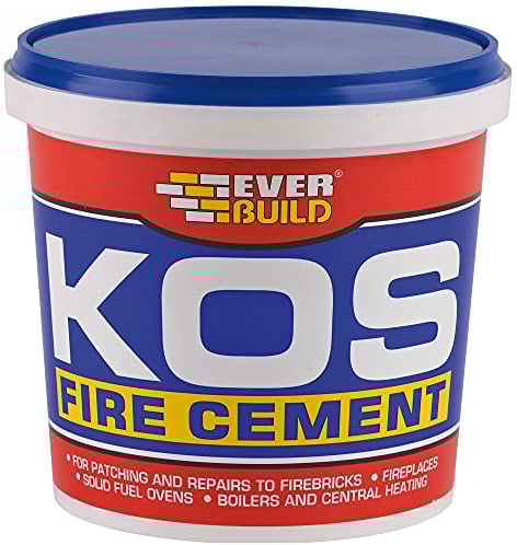Everbuild Evbkosblk1 K 1 kg KOS Ciment réfractaire – Noir, PCKOSBKFIRE1-EBD
