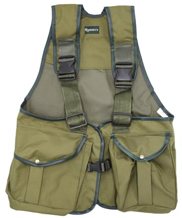ROMNEYS Dummyweste „Jungla“ – Trainingsweste für Dummyarbeit, viele Taschen, wasserfeste Rückentasche, verstellbare Gurte (L)