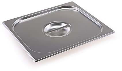 GN Behälter Gastronorm Edelstahl Deckel 2/3