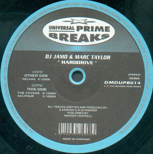 DJ Jamo & Marc Taylor - Harddrive - Universal Prime Breaks - DMDUPB014