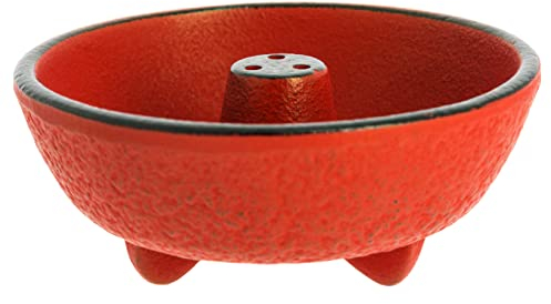 Tierra Zen Iwachu Ölbrenner Brunnen schwarz 3 cm rot