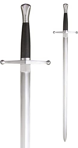 Hanwei SH2366 Kriegsschwert 102,9 cm lang Anderthalbhänder, 14. Jahrhundert Hochwertiges Schwert LARP Ritter Mittelalter ab 18 Jahren