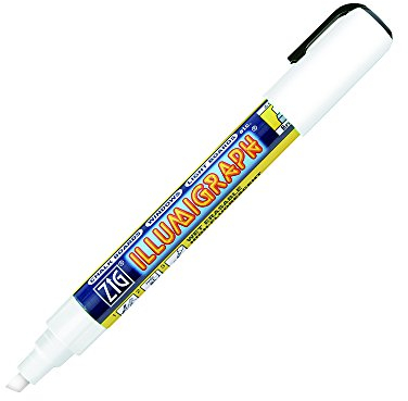 Kreidemarker 6 mm weiß 1 Stück