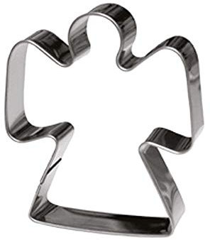 Emporte-pièce ange en acier inoxydable 10 cm