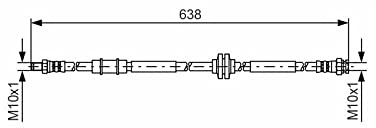 BOSCH 1 987 481 399 Brake Hose