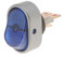 Dorman 84871: Interruptores eléctricos - Rocker Full Glow - Aluminio de estilo ovalado - Brillo azul