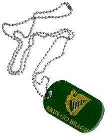 Dog Tag Irland Erin Go Bragh - 3 x 5 cm