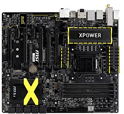 MSI Z97 XPOWER AC Intel LGA1150 Z97 ATX Motherboard (4x DDR3, 12x USB3.0, 6x USB2.0, GBE, LAN, HDMI, DP)