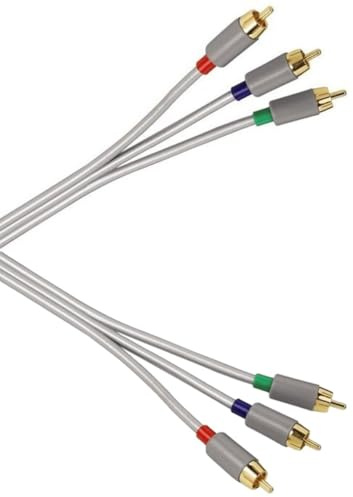 Hama YUV Verbindungskabel 3 Cinch Stecker auf 3 Cinch Stecker 3 m