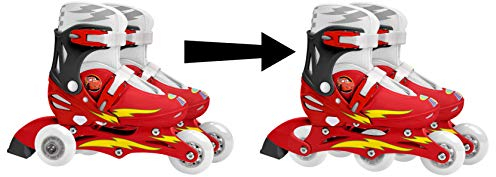 STAMP - ROLLERS INLINES / TRISKATES Einstellbar 2 in 1 - Sizes 27-30 - CARS