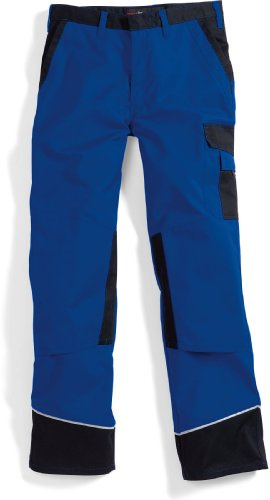 BP 1609-559-13-60n Arbeitshosen, mit Taschen, 245,00 g/m² Stoffmischung, königsblau/schwarz, 60n