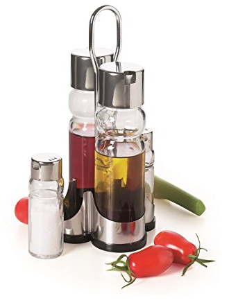 Molecuisine Essig-Öl-Salz-Pfeffer Set, 5-teilig