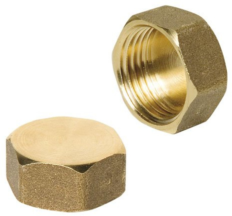 Wolfpack 4020098 Tapon blinden weiblich Messing, 3/8