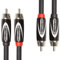 Roland Black Series Interconnect Dual Cable—Rca Connectors, 10Ft / 3M - Rcc-10-2R2R