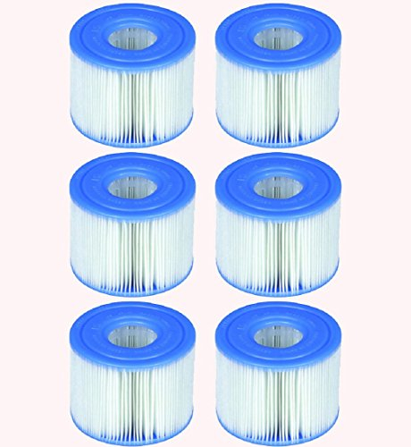 Intex PureSpa Type S1 Replacement Filter Cartridges (6 Pack), 29001E, New, Free Shipping