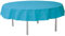Santex Tischdecke Vlies, rund, türkis