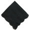CTM Twilight Beauty Damen Taschentuch aus schwarzer Spitze, Schwarz , en storlek