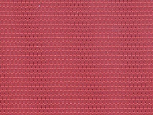 Kibri N Red roof tile plastic sheet 149x109mm