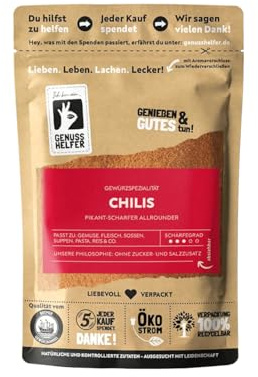 Bremer Gewürzhandel Chilis, gemahlen, Chilipulver mittelscharf, ideal zum Kochen, 50g