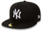 New Era New York Yankees MLB Basic Black Base Black White 59Fifty Cap - 7 3/8-59cm (L)