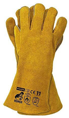 Schweißerhandschuhe braun