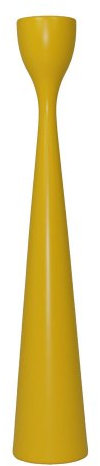 Freemover Rolf M Kerzenständer, Holz, Gelb, 38cm