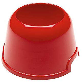 Ferplast Gamelle pour Chien Party, Gamelle pour Chien en Plastique recyclé, Durable, antidérapante et Facile à Transporter, adaptée aux Chiens à Oreilles Longues, Petite (0,5 L)