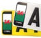 Sticar-it Ltd Pair of Welsh Wales CYMRU Badges for Car or Van to fit Std Size Number Plate vinyl sticker Road legal
