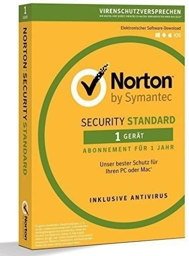 Norton Security Standard 3.0 - 1 Gerät - 1 Jahr - DE/EN/FR + Multilingual - Download - NEU