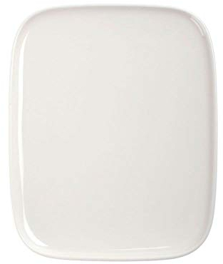 Marimekko - Teller - Plate - OIVA - Steingut - weiß - 15X12cm