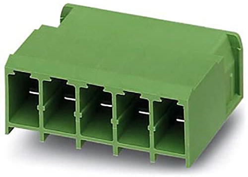 PHOENIX CONTACT PC 4/11-G-7,62 Leiterplattensteckverbinder, 4 mm² Nennquerschnitt, 11 Anschlüsse, PC 4/..-G Artikelfamilie, 7.62 mm Rastermaß, Grün, 50 Stück