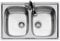 Foster Lavello a 2 vasche in acciaio INOX, 790 mm, 500 mm