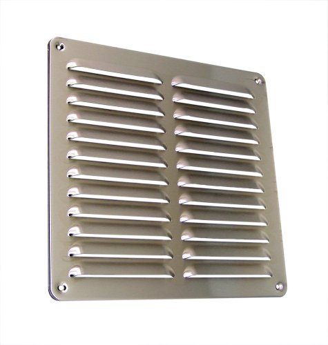 Lüftungsgitter LG-2525 L Edelstahl 245 x 245 mm Zuluft Abluftgitter