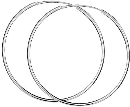 Soul-Cats Creolen aus 925 echt sterling Silber, Durchmesser: 40 mm