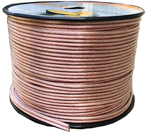 Lautsprecherkabel 2x1,5mm² 100m auf Spule Hi-Fi transparent | PVC-Dielektrikum, Speaker Cable