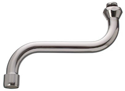 Cornat TEC351002 Auslauf S-Form 200 mm, chrom