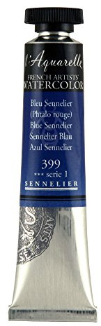 Sennelier Watercolour 21ml Tube S1 - Blue Sennelier (399)