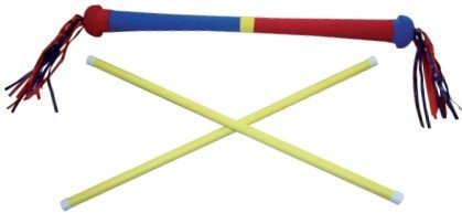 Softee Equipment 0010840 Malabares Set Palos de Diablo, Blanco, S