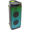 Ibiza - Phantom - Enceinte de 2x6,5”/16cm - 300W sur Batterie avec Effet LED sur la façade Avant - Bluetooth,USB, Micro-SD, AUX et télécommande - Noir