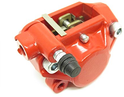 Bremssattel mit Bremsbelägen Rot passend für Yamaha Aerox, MBK Nitro & mehr