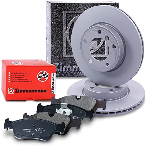 ZIMMERMANN Bremsenset Vorderachse inkl. Bremsscheiben Belüftet Ø 286 mm + Bremsbeläge vorne Kompatibel mit BMW 3er (E36) (E46), Z3 (E36) (E36), Z4 Roadster (E85)