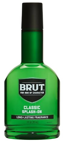 Brut Splash-On Original Fragrance - Bold, Masculine Cologne for Men - Long Lasting Mens Fragrance With Spicy Woods, Floral, and Citrus Notes - 7 oz