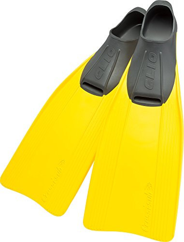 Cressi Clio Palme Snorkeling Mixte Adulte, Jaune, 43/44