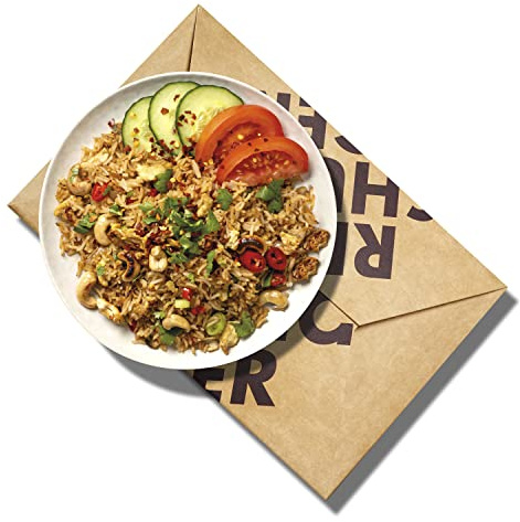 REISHUNGER Nasi Goreng Box für 4 Personen | Indonesischer Bratreis nach Original Indonesischer Rezeptur – ACHTUNG - Kurzes Mindesthaltbarkeitsdatum (MHD: 17.10.2026)