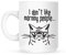 Grindstore Kaffeebecher I Don't Like Morning People weiß