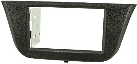 tomzz Audio 2422-000 Doppel DIN Radioblende kompatibel mit Iveco Daily VI ab Bj.2014 schwarz genarbt