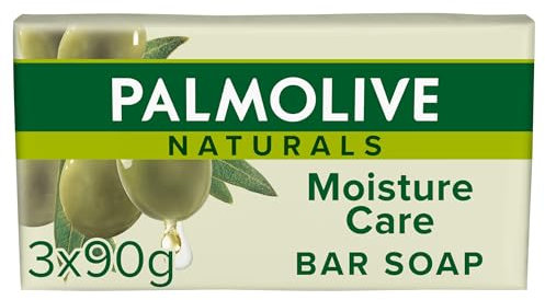 PALMOLIVE Naturals Moisture Care Stück Seife, 3er Pack (3 x 200 g)