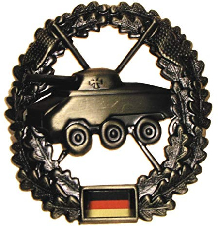 MFH 36021S Bundeswehr Barettabzeichen (Panzeraufklärer/5,5 x 4,5 cm)